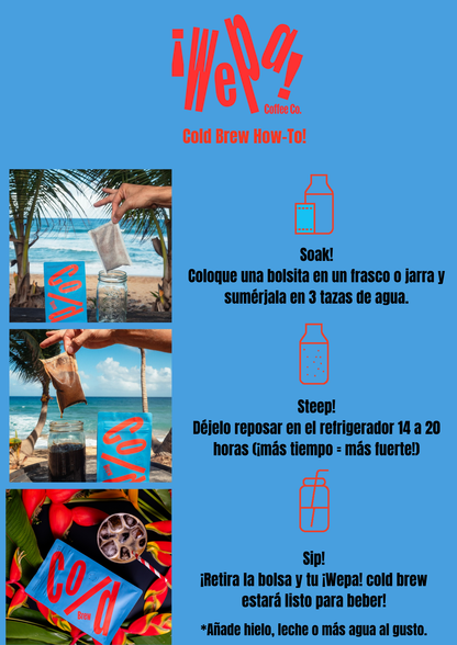 ¡Wepa! Cold Brew Paquetes